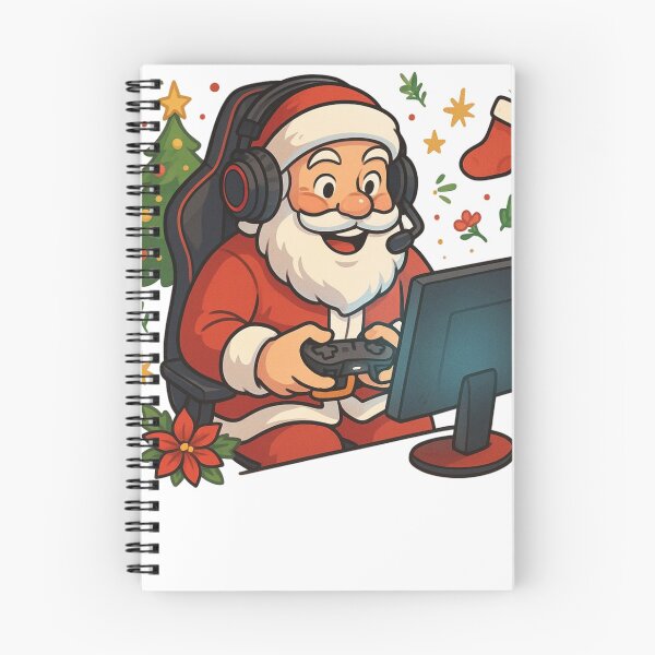 Item preview, Santa gamer designed and sold by Noexcusesstore.