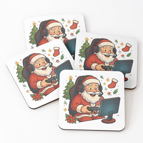 Item preview, Santa gamer designed and sold by Noexcusesstore.