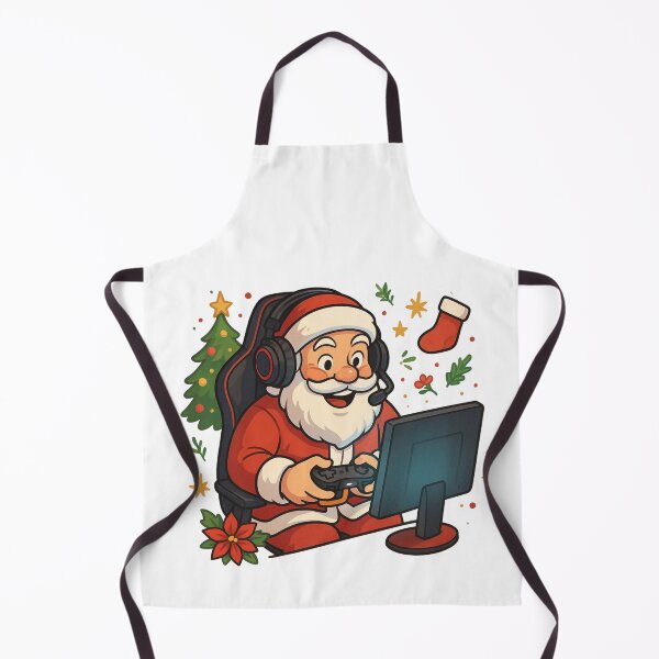 Item preview, Santa gamer designed and sold by Noexcusesstore.