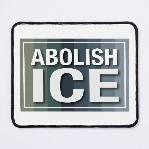 Item preview, Abolish Ice on blue grey designed and sold by saint-shores.