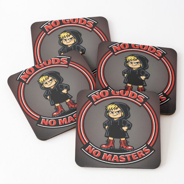 Item preview, No Gods No Masters Punk Rebel Girl designed and sold by ZHYLETTA RUDE CULTURE.