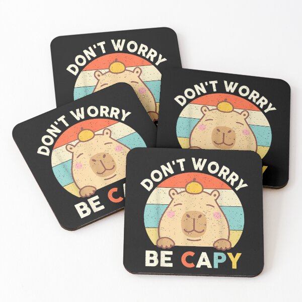 Item preview, Capybara Shirt Kids Toddler Boys Girls Don’t Worry Be Capy Art for Men Women Kids , Capybara Gift Lover  designed and sold by DZIRI NAJAT.