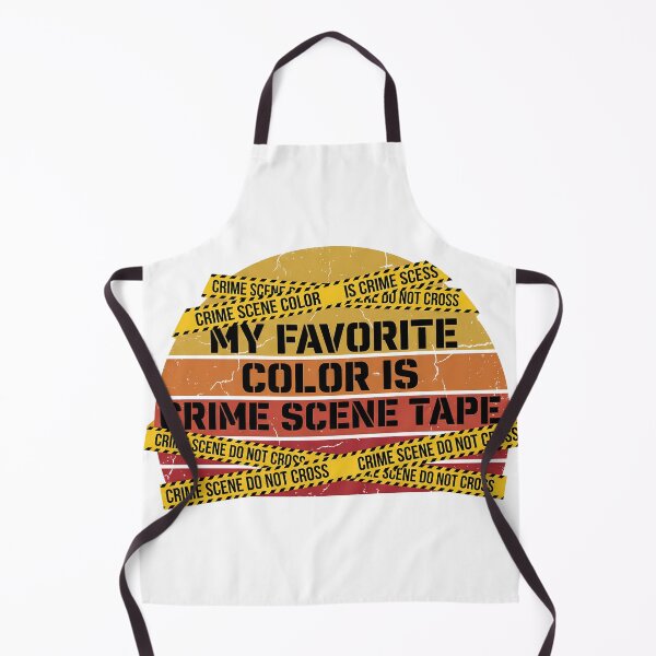 Item preview, My Favorite Color Is Crime Scene Tape Funny True Crime Gift designed and sold by LoliDesignShop.