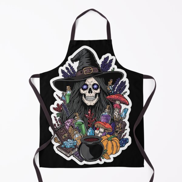 Item preview, Mystical Witch Skull Cauldron and Autumn Harvest Magic designed and sold by Bone & Blade.