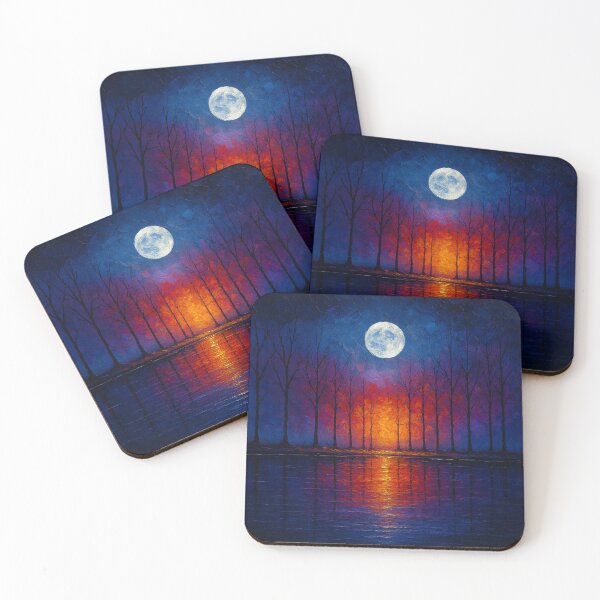 Item preview, Silent Horizon - Moon Over Water designed and sold by Joey Santiago.