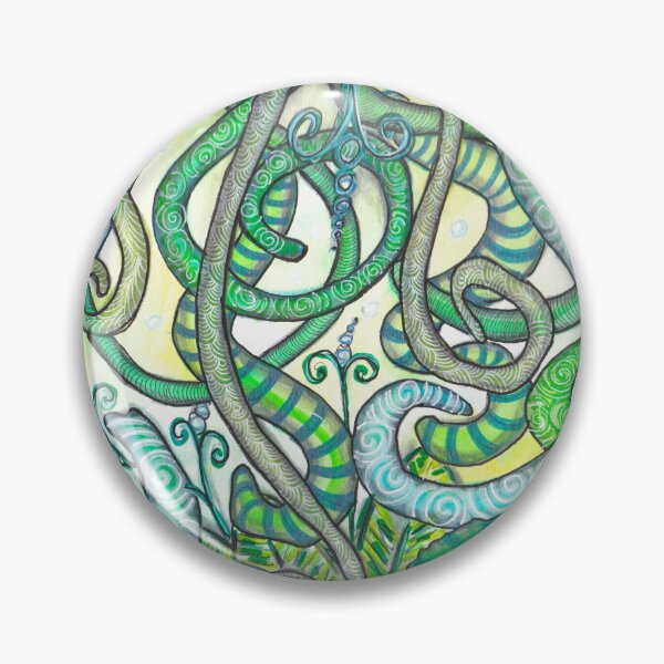 Item preview, Jungle Mania - Overthinking in Green  designed and sold by ColorWander.