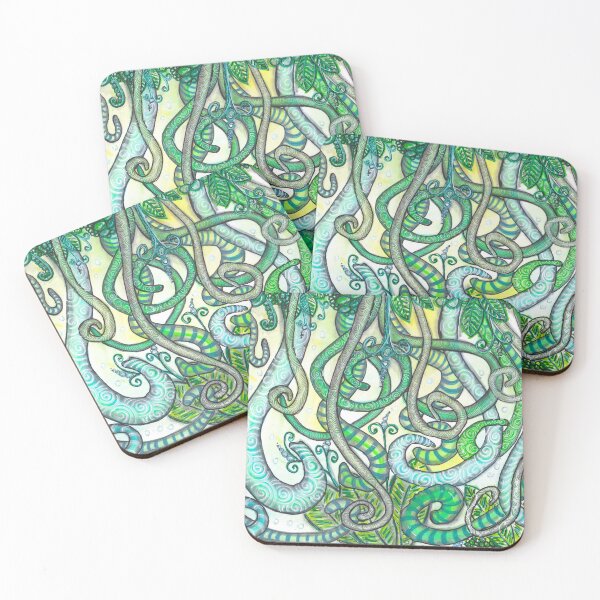 Item preview, Jungle Mania - Overthinking in Green  designed and sold by ColorWander.