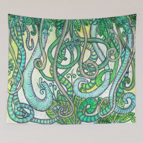Item preview, Jungle Mania - Overthinking in Green  designed and sold by ColorWander.
