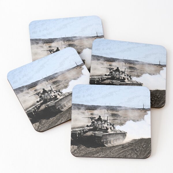 Item preview, Desert Strom Main Battle Tank in Action designed and sold by Makaronia.