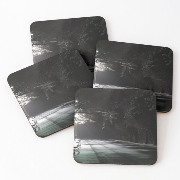 Item preview, A Snowy Road at Night designed and sold by Elysianart100.