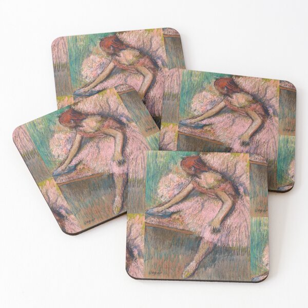 Item preview, Danseuse Rose by Edgar Degas: Impressionist Ballet Fine Art Poster designed and sold by artofuniverse.