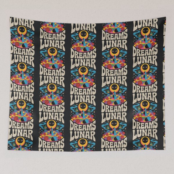 Item preview, Lunar Dreams – Psychedelic Cosmic Dice Fantasy designed and sold by Taans-Creation.