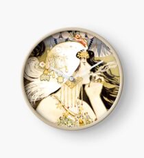 HD. Art Nouveau JOB Cigarette, by Manuel Orazi . HIGH DEFINITION Clock