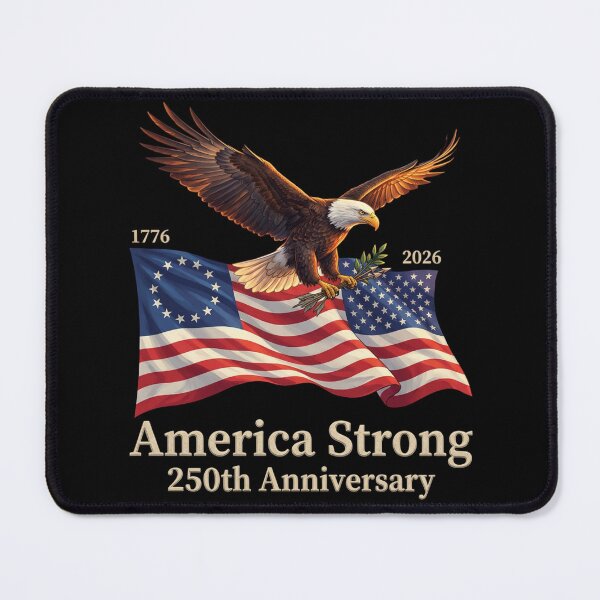 Item preview, Soaring Eagle 1776-2026 Flag Glory designed and sold by JaaCreativeShop.