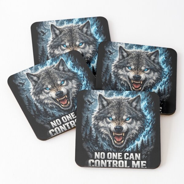 Item preview, Angry Alpha Wolf design  designed and sold by StickerGalaxyX.