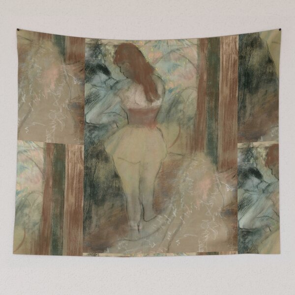 Item preview, Danseuse Shabillant by Edgar Degas: Impressionist Ballerina Fine Art Poster designed and sold by artofuniverse.