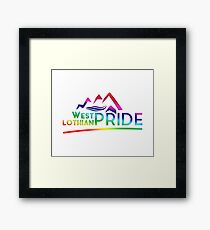 West Lothian Pride Logo Framed Print