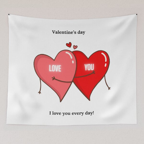 Item preview, Valentine’s Day I Love You Every Day. designed and sold by Dinasshop.