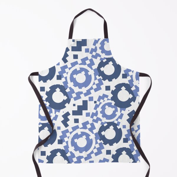 Item preview, The geomantic pattern is blue designed and sold by Luchi07.