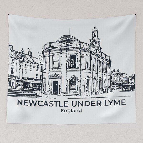 Item preview, Newcastle under Lyme – England designed and sold by Lakeric Cityscapes.