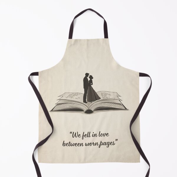 Item preview, We Fell in Love Between Worn Pages – Book Illustration designed and sold by YvkafromPoland.