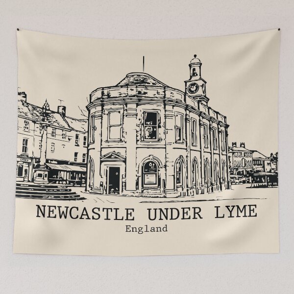 Item preview, Newcastle under Lyme – England designed and sold by Lakeric Cityscapes.