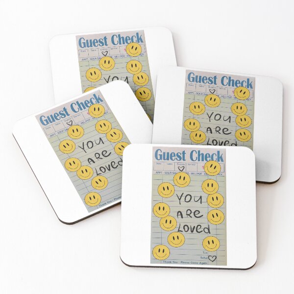Item preview, you are loved guest check designed and sold by delicate-pov.