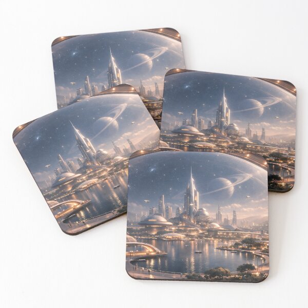 Item preview, Futuristic City Inside a Space Dome designed and sold by athanasioungr.