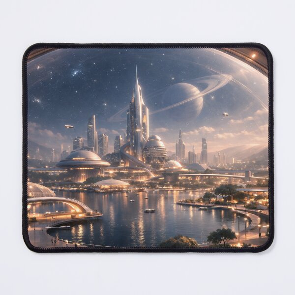 Item preview, Futuristic City Inside a Space Dome designed and sold by athanasioungr.