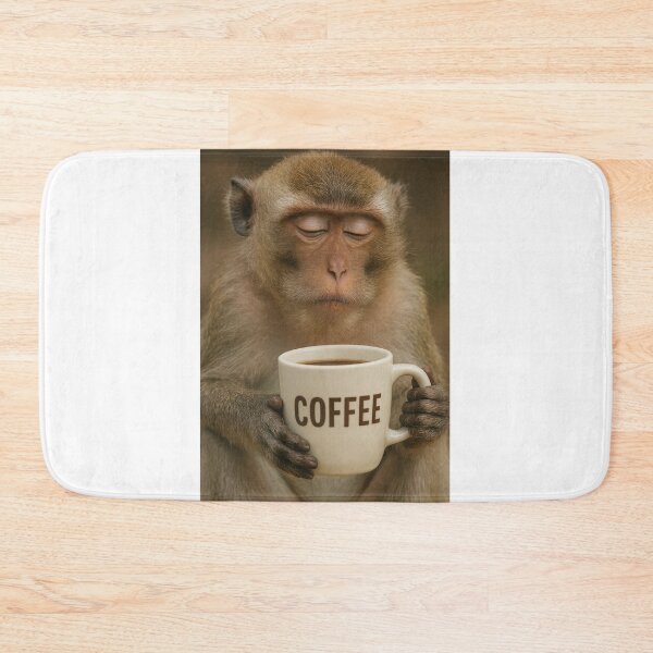 Item preview, Coffee Loving Monkey  designed and sold by Halifaxartguy.