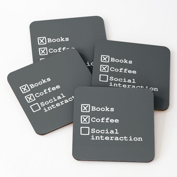 Item preview, Introvert Club Checklist - Minimalist Aesthetic Art designed and sold by SerenHuman.