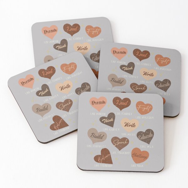 Item preview, Celebrating Black History with Educated Leader Hearts  designed and sold by GreggRoss.