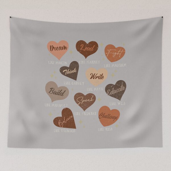 Item preview, Celebrating Black History with Educated Leader Hearts  designed and sold by GreggRoss.