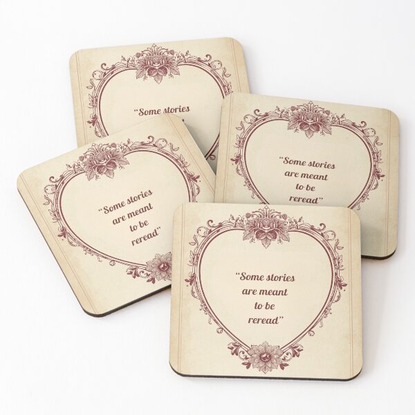 Item preview, Some Stories Are Meant to Be Reread – Typographic Print designed and sold by YvkafromPoland.