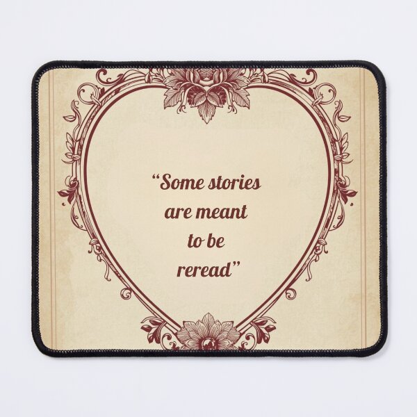 Item preview, Some Stories Are Meant to Be Reread – Typographic Print designed and sold by YvkafromPoland.