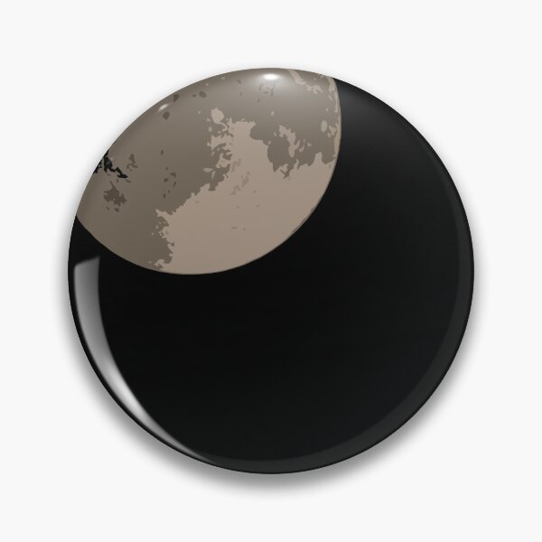 Item preview, Stylized Moon Illoustration on Black Background designed and sold by Makaronia.