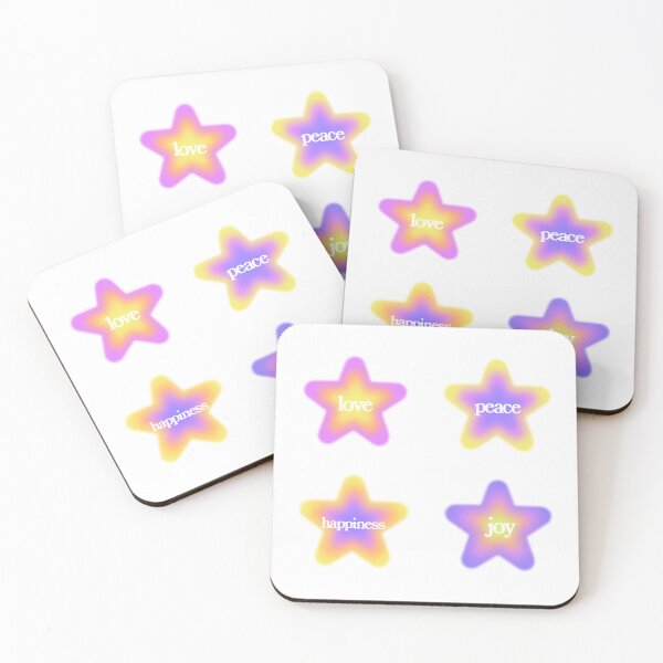Item preview, stars set of 4 designed and sold by delicate-pov.