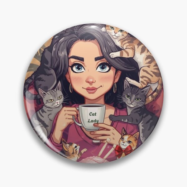 Item preview, Once a Cat lady Always a Cat lady  designed and sold by Corderocrafts.