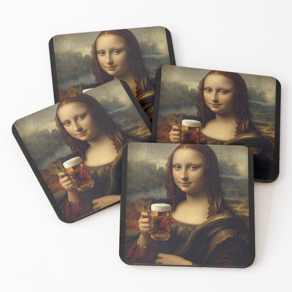 Item preview, Smells Like Day Drinking T-Shirt Funny monalisa Graphic Shirt designed and sold by 9morethan9®.