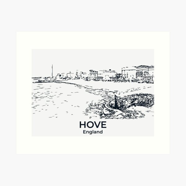 Item preview, Hove – England designed and sold by Lakeric Cityscapes.