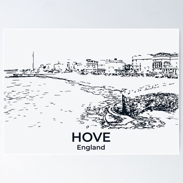 Item preview, Hove – England designed and sold by Lakeric Cityscapes.