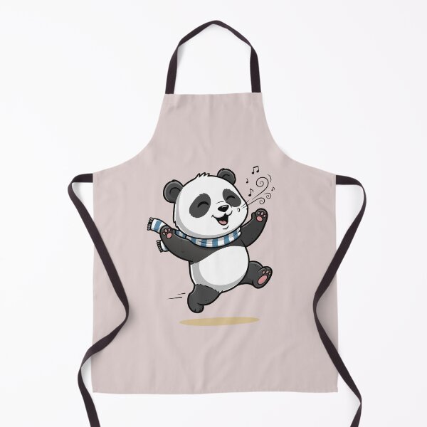Item preview, Cute Dancing Panda Illustration – Happy Cartoon Animal Art designed and sold by Royalsticker.