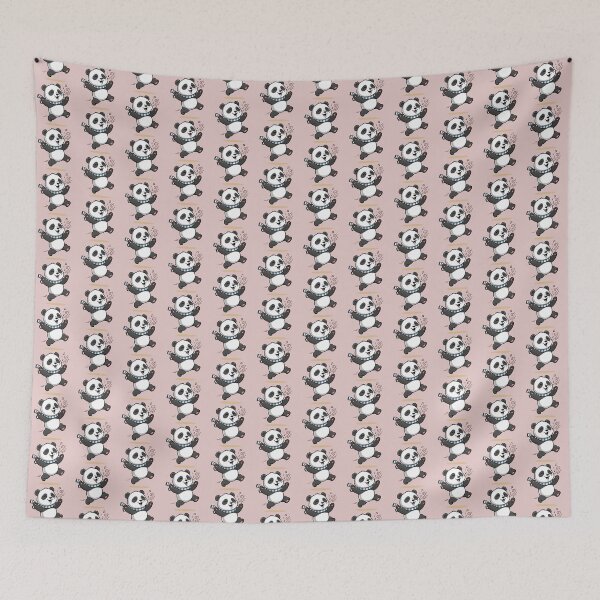 Item preview, Cute Dancing Panda Illustration – Happy Cartoon Animal Art designed and sold by Royalsticker.