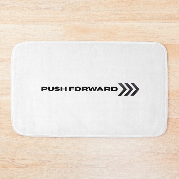 Item preview, Push Forward – Never Give Up Motivation Quote designed and sold by IronMindStudio.