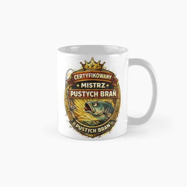 Item preview, Certyfikowany Mistrz Pustych Brań – Śmieszna Koszulka Wędkarska dla Wędkarza designed and sold by FischingVibes.