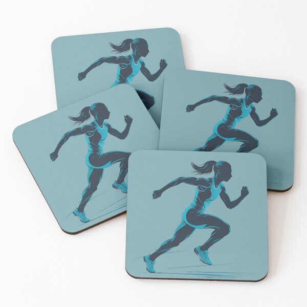 Item preview, Runner in Full Stride Silhouette designed and sold by Prachodayat Artworks.