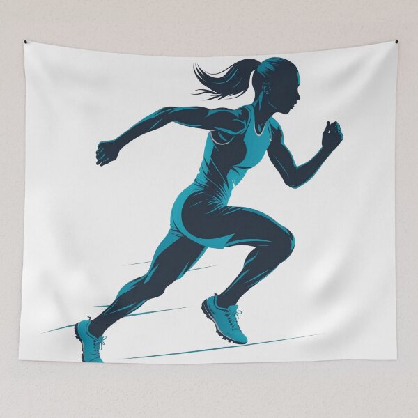 Item preview, Runner in Full Stride Silhouette designed and sold by Prachodayat Artworks.