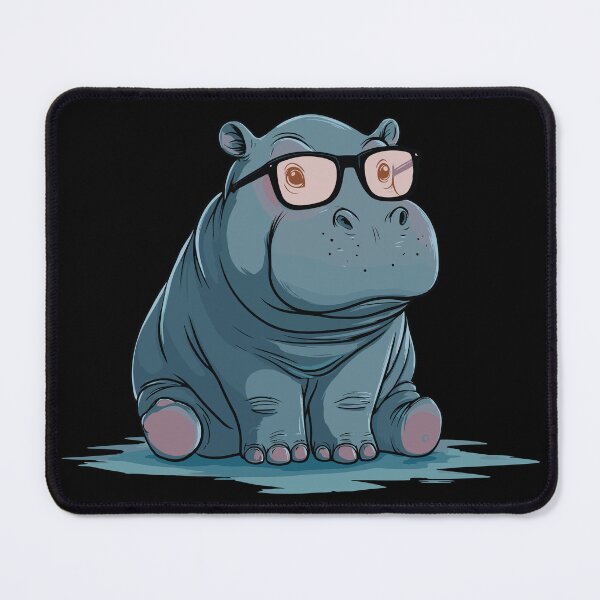 Item preview, Hipster Baby Hippo designed and sold by ClubVacay.