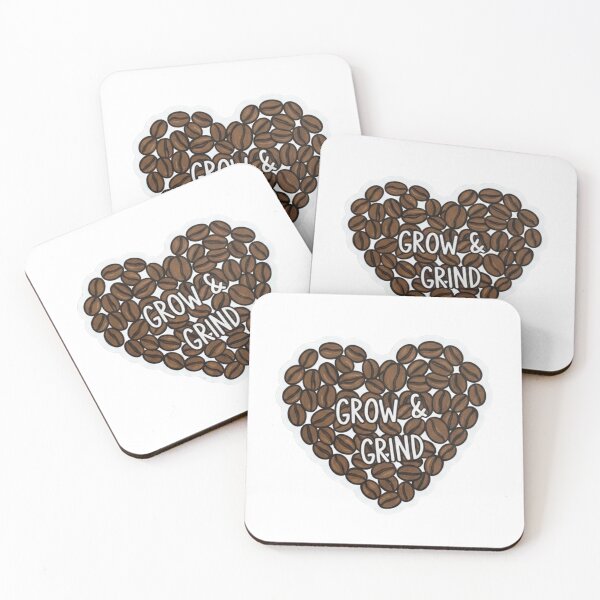 Item preview, Coffee Lover Heart Illustration: Grow & Grind designed and sold by ZyVoAli.