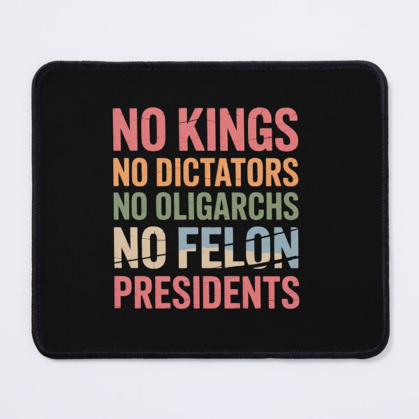 Item preview, No Kings No Dictators No Oligarchs No Felon Presidents designed and sold by angolinnArt.